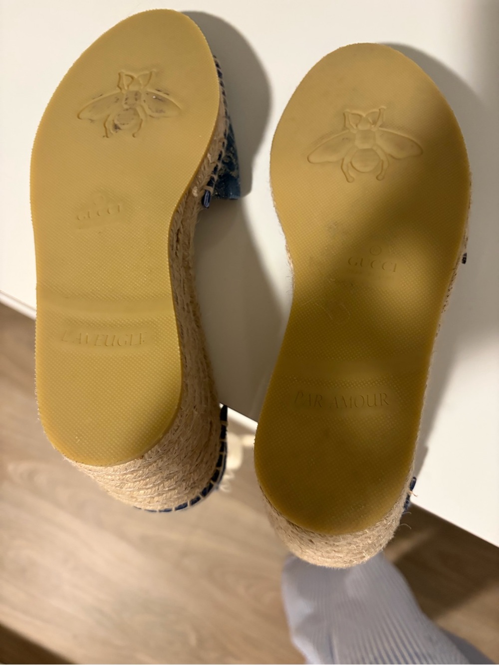 Gucci Women's Denim Espadrilles - Picture 8 of 8